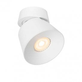 Lucide Trigono Single Spotlight In White Finish
