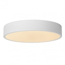 Unar 300 LED Flush Ceiling Light - White