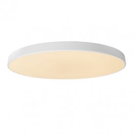 Unar 800 LED Flush Ceiling Light - White