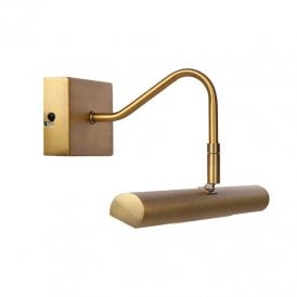 Lucide Vinz 2 Light Picture Light In Matt Gold Finish