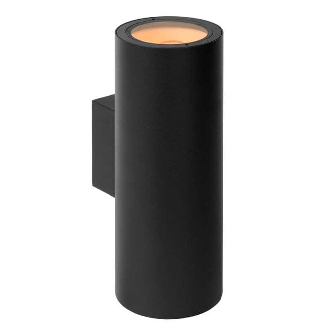 Lucide  Volantis Outdoor Twin Outdoor Wall Spotlight Fitting In Black Finish
