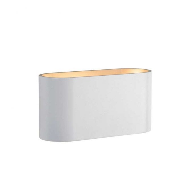 Lucide  Xera Single Light Flush Wall Fitting In White Finish