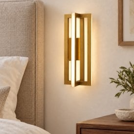 Luxia Arizona LED Wall Light - Gold