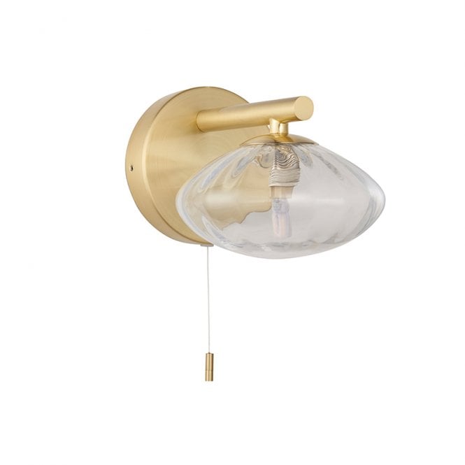 Luxia Beaufort Bathroom Wall Light - Satin Brass