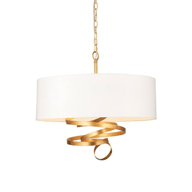 Luxia Bijou Ceiling Pendant Light - Gold Leaf