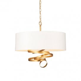 Bijou Ceiling Pendant Light - Gold Leaf