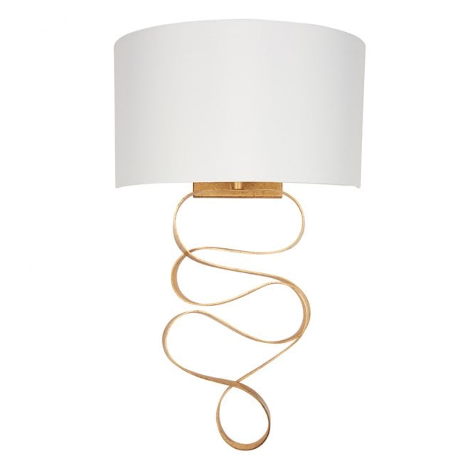 Luxia Bijou Flush Wall Light - Gold Leaf