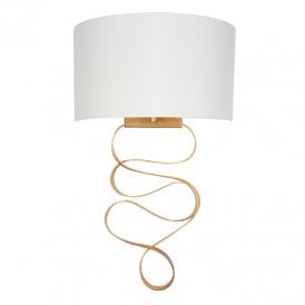 Bijou Flush Wall Light - Gold Leaf