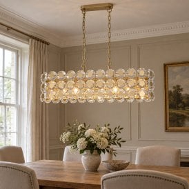 Luxia Chantilly Bar Ceiling Pendant Light - Gold