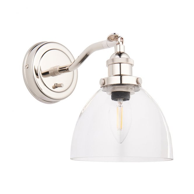 Luxia Chester Wall Light - Bright Nickel
