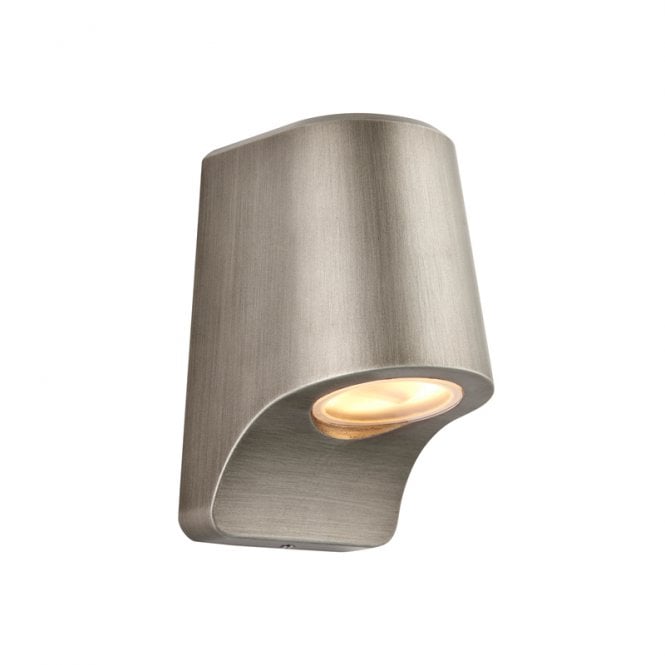 Luxia Eleanor Outdoor LED Wall Light - Brushed Silver