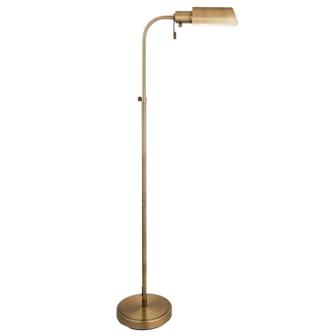 Luxia Ellis Floor Lamp - Antique Brass