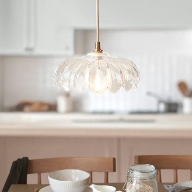 Luxia Eloise Ceiling Pendant Shade - Clear Glass