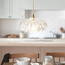 Luxia Eloise Ceiling Pendant Shade - Clear Glass