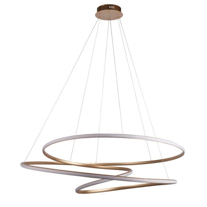 Luxia Evangeline 1160 LED Chandelier - Satin Gold