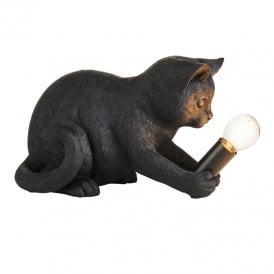 Koko The Kitten Table Lamp - Matt Black