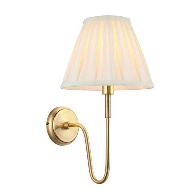 Luxia Landkey Wall Light - Antique Brass