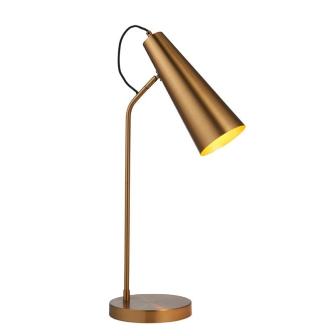 Luxia Penzance Desk Lamp - Antique Brass