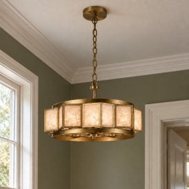 Luxia Phoenix 3 Light Ceiling Pendant Light - Gold