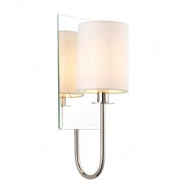 Savannah Wall Light - Bright Nickel