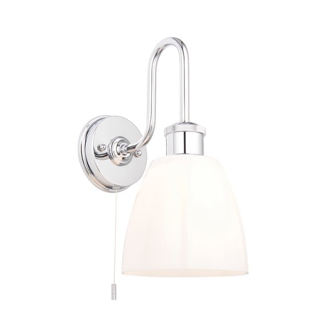 Luxia Savile Bathroom Wall Light - Polished Chrome