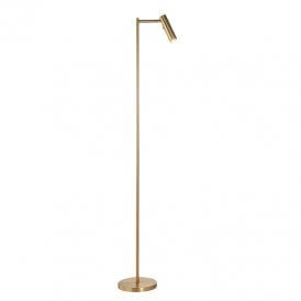 Swindon LED Floor Lamp - Brass