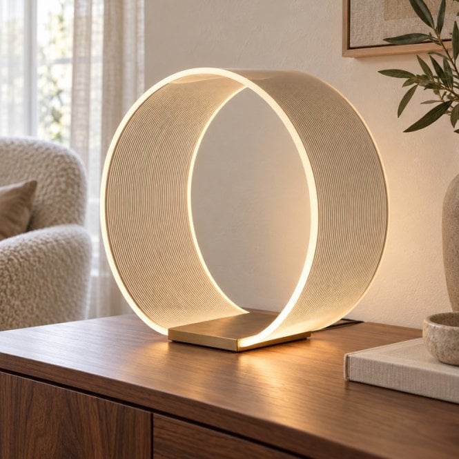 Luxia Tacoma LED Table Lamp - Gold
