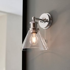 Taylor Bathroom Wall Light - Polished Chrome