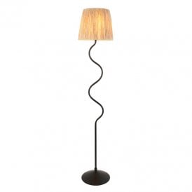 Tiverton Floor Lamp - Matt Black