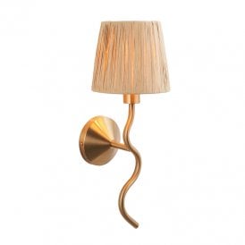 Tiverton Wall Light - Brushed Brass