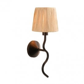 Tiverton Wall Light - Matt Black