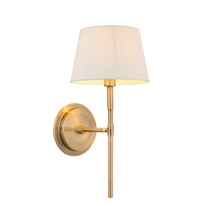 Luxia Totnes Wall Light - Antique Brass