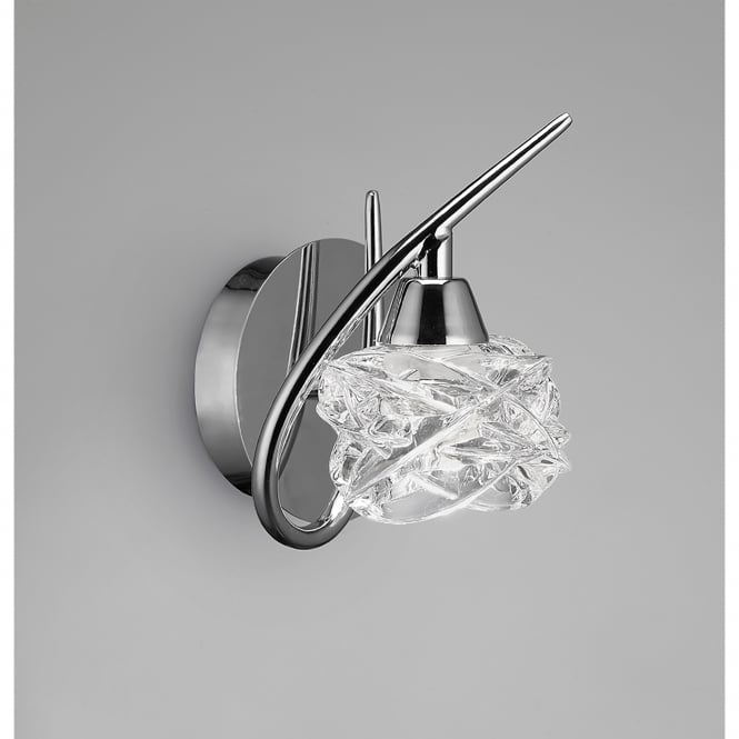 Mantra M3948/S Maremagnum Single Light Wall Fitting in Polished Chrome Finish