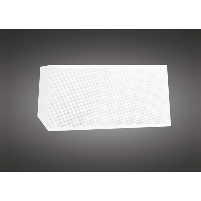 Mantra M5304 Tapered Square Shade in White Woven Fabric