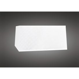 M5304 Tapered Square Shade in White Woven Fabric