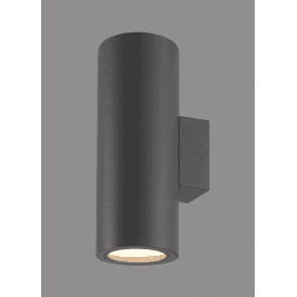 Mantra Volcano 2 Light Outdoor Wall Fitting in Anthracite Finish