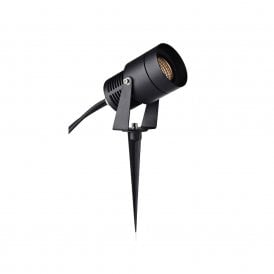 41758 Garden 24V 9W LED Spotlight In Black Finish