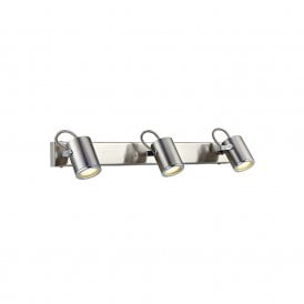 46139 Lux 3 Light LED Bathroom Wall Spotlight Fitting In Polished Chrome Finish
