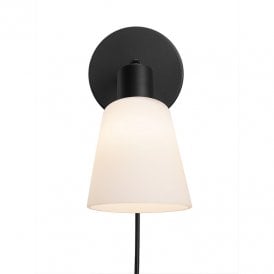 Nordlux Molli Wall Light with Plug - Black