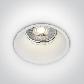 Cove Deep Recessed Fixed Downlight - White