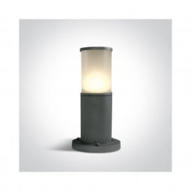 Cylinder 350 Outdoor Post Light - Anthracite