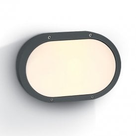 Guard Outdoor Oval Flush Light - Anthracite