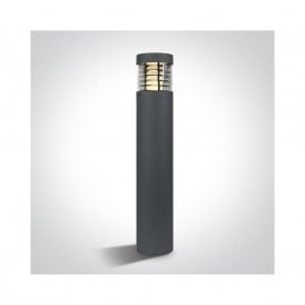 Louvre 850 LED Outdoor Bollard Light - Anthracite
