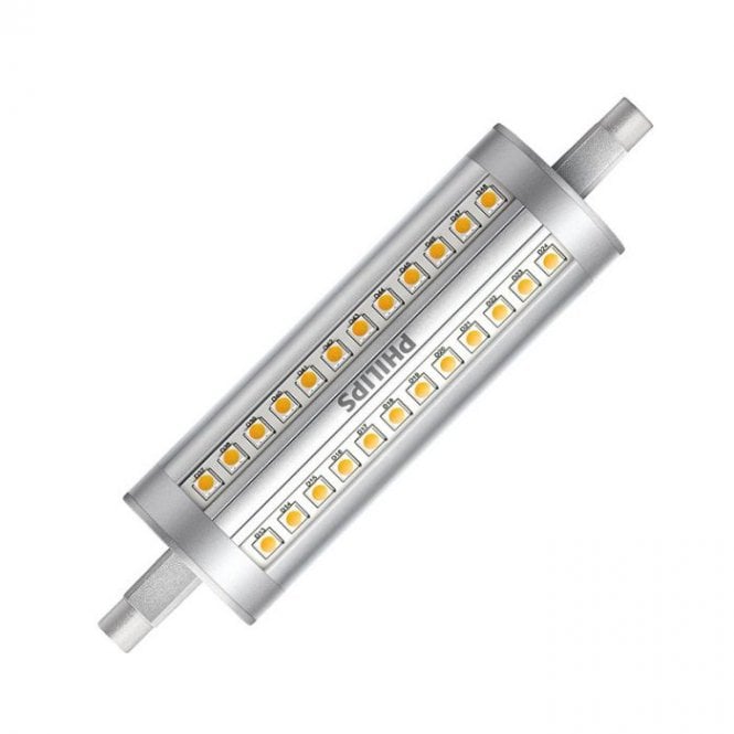Philips CorePro 14W Warm White Dimmable LED Double Ended Linear - 118mm