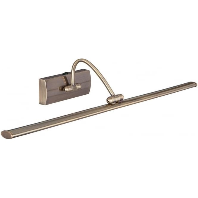 Searchlight Lighting 2982-81AB LED Large Picture Light In Antique Brass Finish