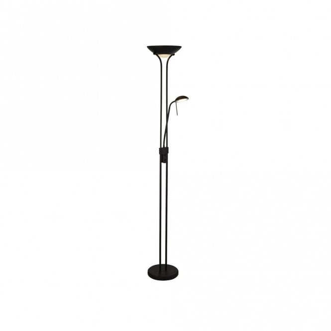 Searchlight Lighting 400632 Searchlight Mother & Child LED Floor Lamp in Matt Black Finish