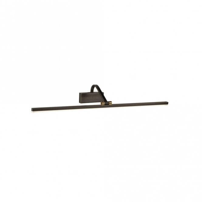 Searchlight Lighting 400658 Bilbao LED 70cm Single Light Picture Light in Black Brushed Gold Finish