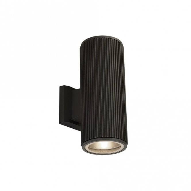 Searchlight Lighting 47671 Searchlight 2 Light Porch Outdoor Up & Down Wall Fitting in Black Finish