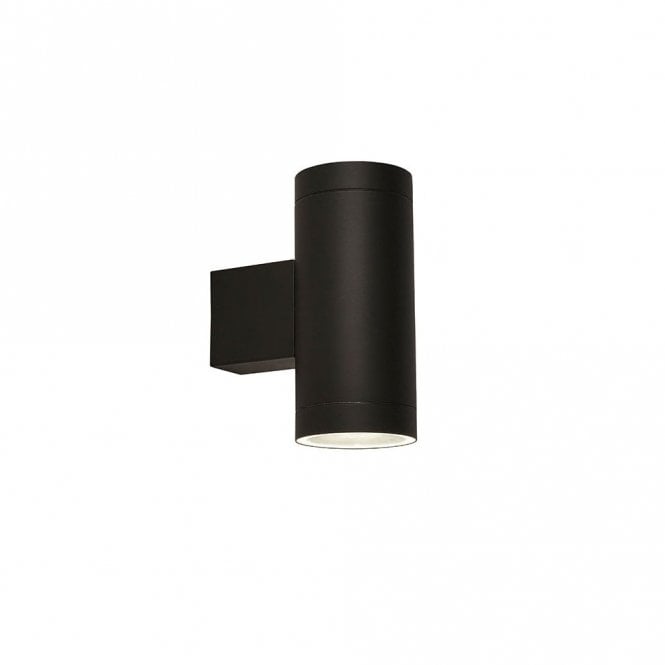 Searchlight Lighting 49251 Searchlight Rochester Outdoor Up & Down Wall Light with Dusk to Dawn Sensor in Black Finish