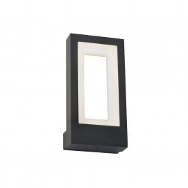 49255 Searchlight Berlin LED Outdoor Wall Fitting In Dark Grey Finish